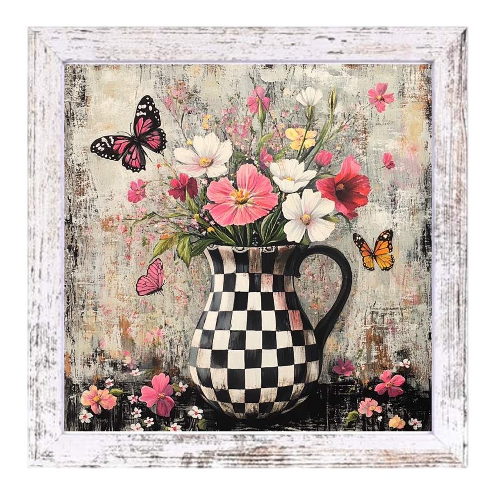 Spring Bouquet Wall Art - Picture 1 of 4